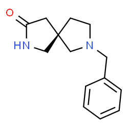 ChemSpider 2D Image | (5S)-7-Benzyl-2,7-diazaspiro[4.4]nonan-3-one | C14H18N2O