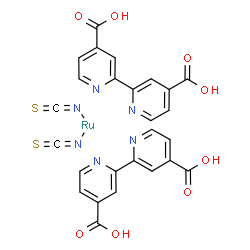 ChemSpider 2D Image | N-3 dye | C26H16N6O8RuS2