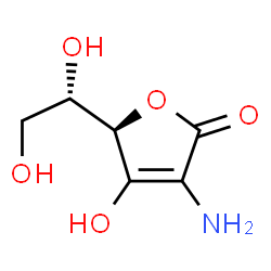 ChemSpider 2D Image | 2-Amino-2-deoxy-L-ascorbic acid | C6H9NO5