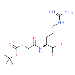 ChemSpider 2D Image | N-{[(2-Methyl-2-propanyl)oxy]carbonyl}glycyl-L-arginine | C13H25N5O5