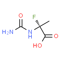ChemSpider 2D Image | N-Carbamoyl-2-fluoro-L-alanine | C4H7FN2O3