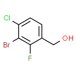 ChemSpider 2D Image | (3-Bromo-4-chloro-2-fluorophenyl)methanol | C7H5BrClFO