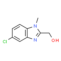 ChemSpider 2D Image | (5-Chloro-1-methyl-1H-benzimidazol-2-yl)methanol | C9H9ClN2O