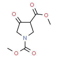 ChemSpider 2D Image | Dimethyl 4-oxo-1,3-pyrrolidinedicarboxylate | C8H11NO5