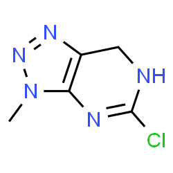 ChemSpider 2D Image | 5-Chloro-3-methyl-4,7-dihydro-3H-[1,2,3]triazolo[4,5-d]pyrimidine | C5H6ClN5