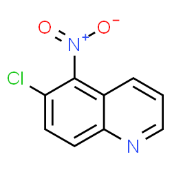 ChemSpider 2D Image | 6-Chloro-5-nitroquinoline | C9H5ClN2O2