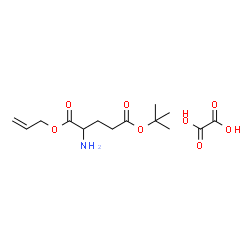 ChemSpider 2D Image | 1-Allyl 5-(2-methyl-2-propanyl) glutamate ethanedioate (1:1) | C14H23NO8