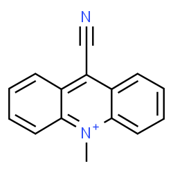 ChemSpider 2D Image | 9-Cyano-10-methylacridinium | C15H11N2