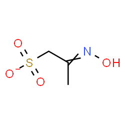 ChemSpider 2D Image | 2-(Hydroxyimino)-1-propanesulfonate | C3H6NO4S