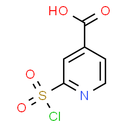 ChemSpider 2D Image | 2-(Chlorosulfonyl)isonicotinic acid | C6H4ClNO4S