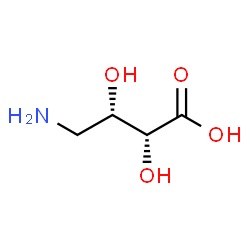 ChemSpider 2D Image | (2R,3S)-4-Amino-2,3-dihydroxybutanoic acid | C4H9NO4