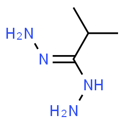 ChemSpider 2D Image | (1E)-2-Methylpropanehydrazonohydrazide | C4H12N4