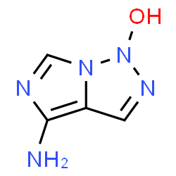 ChemSpider 2D Image | 4-Amino-1H-imidazo[1,5-c][1,2,3]triazol-1-ol | C4H5N5O