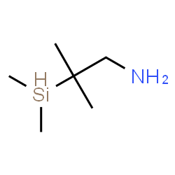 ChemSpider 2D Image | 2-(Dimethylsilyl)-2-methyl-1-propanamine | C6H17NSi