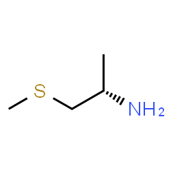 ChemSpider 2D Image | (2S)-1-(Methylsulfanyl)-2-propanamine | C4H11NS