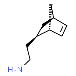 ChemSpider 2D Image | 2-[(1S,2R,4S)-Bicyclo[2.2.1]hept-5-en-2-yl]ethanamine | C9H15N
