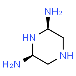 ChemSpider 2D Image | (2R,6S)-2,6-Piperazinediamine | C4H12N4