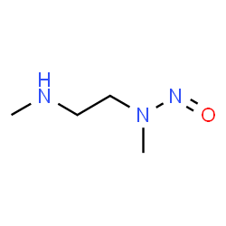 ChemSpider 2D Image | N,N'-Dimethyl-N-nitroso-1,2-ethanediamine | C4H11N3O