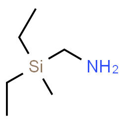 ChemSpider 2D Image | 1-[Diethyl(methyl)silyl]methanamine | C6H17NSi