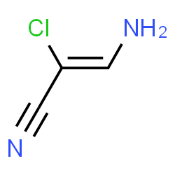 ChemSpider 2D Image | (2Z)-3-Amino-2-chloroacrylonitrile | C3H3ClN2