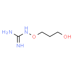 ChemSpider 2D Image | 1-(3-Hydroxypropoxy)guanidine | C4H11N3O2