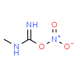 ChemSpider 2D Image | Methanol, 1-imino-1-(methylamino)-, nitrate (ester) | C2H5N3O3