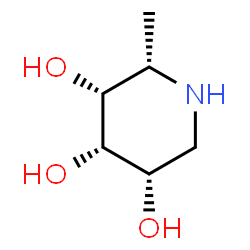 ChemSpider 2D Image | (2S,3R,4S,5S)-2-Methyl-3,4,5-piperidinetriol | C6H13NO3