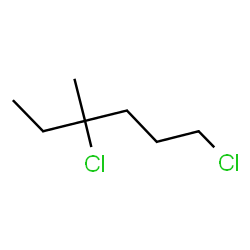 ChemSpider 2D Image | 1,4-Dichloro-4-methylhexane | C7H14Cl2