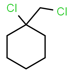 ChemSpider 2D Image | 1-Chloro-1-(chloromethyl)cyclohexane | C7H12Cl2