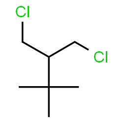 ChemSpider 2D Image | 1-Chloro-2-(chloromethyl)-3,3-dimethylbutane | C7H14Cl2