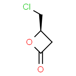 ChemSpider 2D Image | (4R)-4-(Chloromethyl)-2-oxetanone | C4H5ClO2