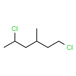 ChemSpider 2D Image | 1,5-Dichloro-3-methylhexane | C7H14Cl2