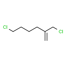 ChemSpider 2D Image | 6-Chloro-2-(chloromethyl)-1-hexene | C7H12Cl2