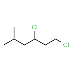 ChemSpider 2D Image | 1,3-Dichloro-5-methylhexane | C7H14Cl2