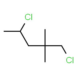 ChemSpider 2D Image | 1,4-Dichloro-2,2-dimethylpentane | C7H14Cl2
