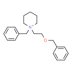 ChemSpider 2D Image | 1-Benzyl-1-[2-(benzyloxy)ethyl]piperidinium | C21H28NO