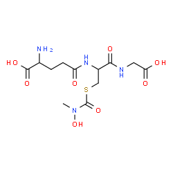 ChemSpider 2D Image | gamma-Glutamyl-S-[hydroxy(methyl)carbamoyl]cysteinylglycine | C12H20N4O8S