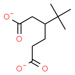 ChemSpider 2D Image | 3-(2-Methyl-2-propanyl)hexanedioate | C10H16O4