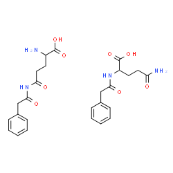 ChemSpider 2D Image | N-(Phenylacetyl)glutamine - N~2~-(phenylacetyl)glutamine (1:1) | C26H32N4O8