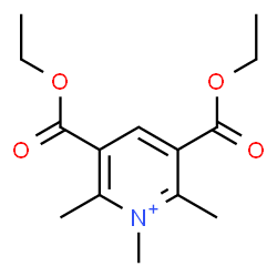 ChemSpider 2D Image | 3,5-Bis(ethoxycarbonyl)-1,2,6-trimethylpyridinium | C14H20NO4