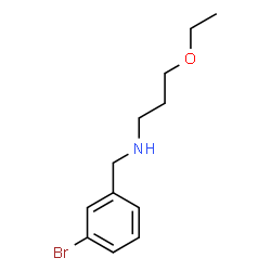 ChemSpider 2D Image | N-(3-Bromobenzyl)-3-ethoxy-1-propanamine | C12H18BrNO
