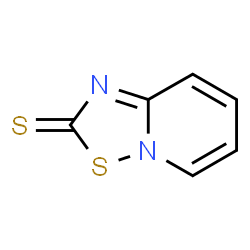ChemSpider 2D Image | 2H-[1,2,4]Thiadiazolo[2,3-a]pyridine-2-thione | C6H4N2S2