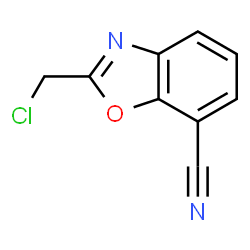 ChemSpider 2D Image | 2-(Chloromethyl)-1,3-benzoxazole-7-carbonitrile | C9H5ClN2O