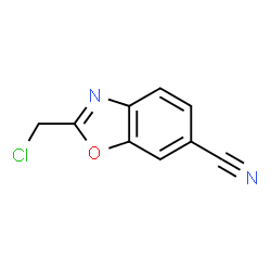 ChemSpider 2D Image | 2-(Chloromethyl)-1,3-benzoxazole-6-carbonitrile | C9H5ClN2O