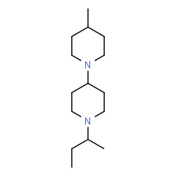 ChemSpider 2D Image | 1'-sec-Butyl-4-methyl-1,4'-bipiperidine | C15H30N2