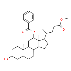 ChemSpider 2D Image | Methyl 12-(benzoyloxy)-3-hydroxycholan-24-oate | C32H46O5