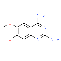 ChemSpider 2D Image | 2,4-Diamino-6,7-dimethoxyquinazoline | C10H12N4O2