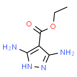 ChemSpider 2D Image | Ethyl 3,5-Diamino-4-pyrazolecarboxylate | C6H10N4O2