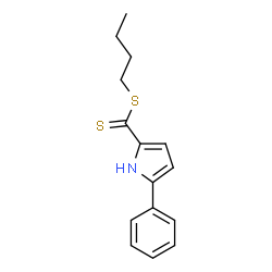 ChemSpider 2D Image | Butyl 5-phenyl-1H-pyrrole-2-carbodithioate | C15H17NS2