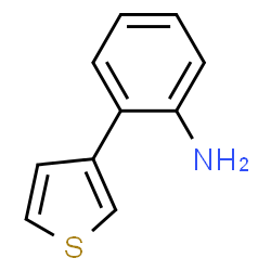 ChemSpider 2D Image | 2-(3-Thienyl)aniline | C10H9NS